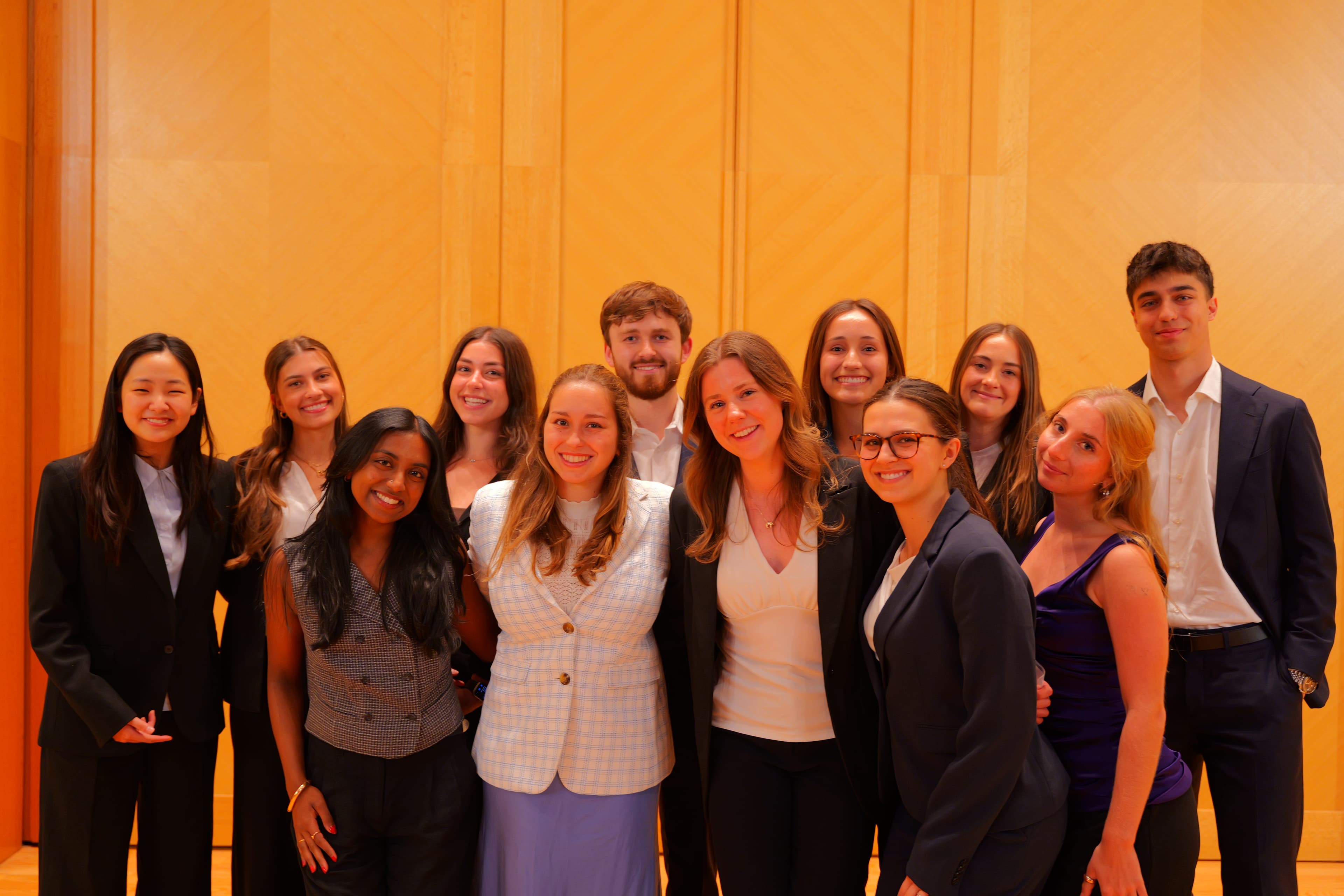 Georgetown Ventures members celebrating together after Demo Day